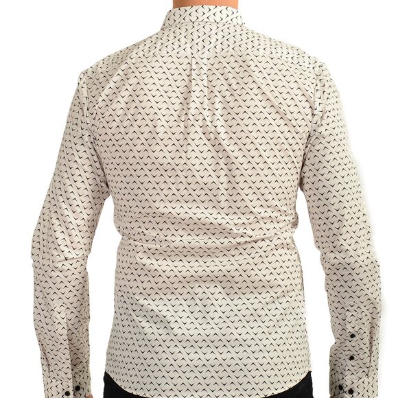 Hugo Boss Men's "Ero3-W" Extra Slim Fit Multi-Color Casual Shirt US M IT 50 - Picture 3 of 6